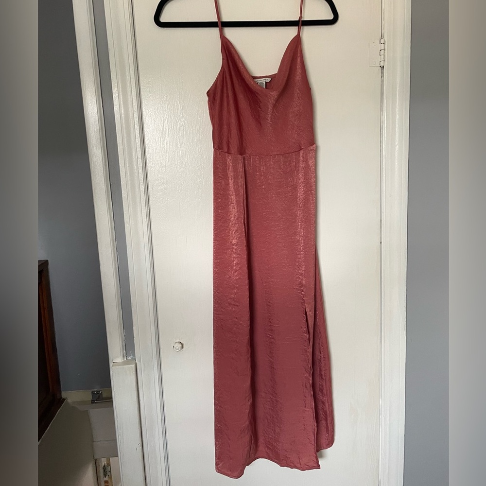 American Eagle pink slip dress